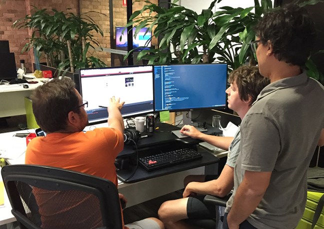 Working closely with front-end developers at Envato.