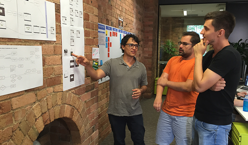 Discussing opportunities in the customer journey.