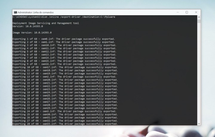 Windows 10 Driver DISM backup